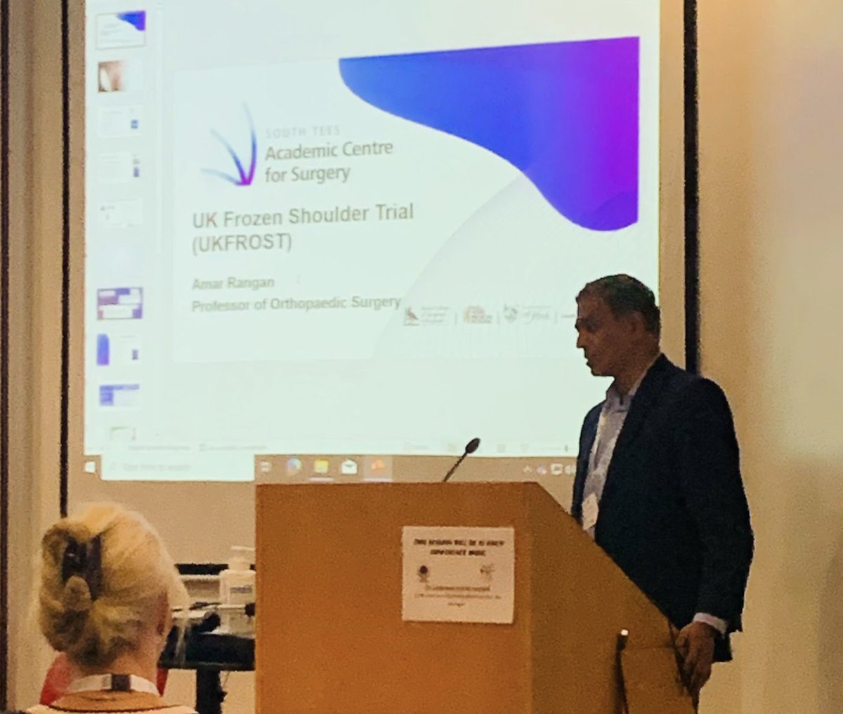 Academic Centre for Surgery (ACeS) (@aces_southtees) on Twitter photo Up next, <a href="/ProfRangan/">Amar Rangan</a> presenting on the UK Frozen Shoulder Trial (UK FROST) at the <a href="/bessconference/">British Elbow & Shoulder Society</a> roadshow Up next, <a href="/ProfRangan/">Amar Rangan</a> presenting on the UK Frozen Shoulder Trial (UK FROST) at the <a href="/bessconference/">British Elbow & Shoulder Society</a> roadshow