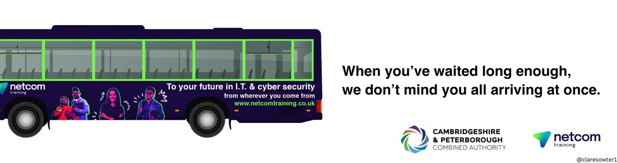 My entry for today's OMB: 
Create posters to promote <a href="/Netcom_Training/">Netcom Training</a>’s Cyber &amp; IT courses in Peterborough + Cambridge to generate interest among potential students #1MinuteWithNetcom
<a href="/OneMinuteBriefs/">One Minute Briefs ⏱️</a>