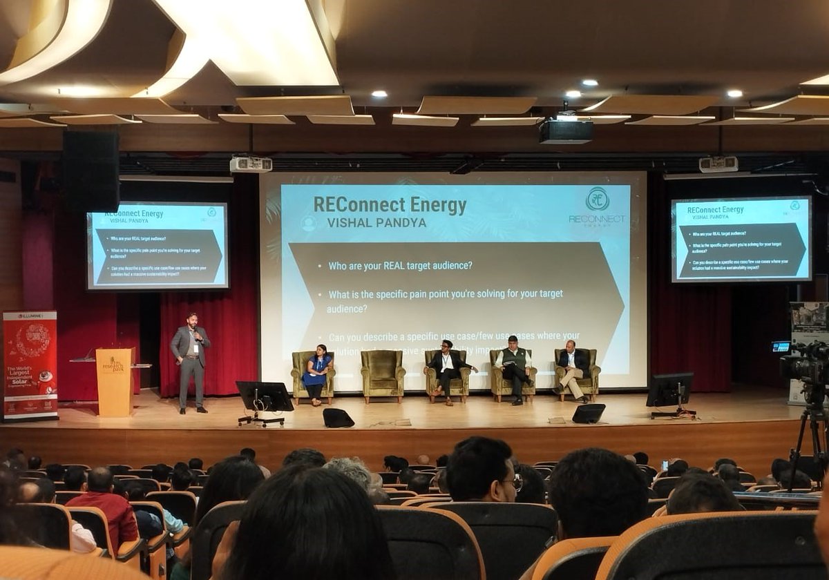 Exciting conversations with amazing #ClimateTech startups/investors in CLIMAFIX-23 at <a href="/iitm_respark/">IIT Madras Research Park</a> 

<a href="/vishalhpandya/">Vishal Pandya</a> (Cofounder <a href="/REConnectEnergy/">REConnect Energy</a>) shared about our work on 𝗚𝗥𝗜𝗗 𝗧𝗲𝗰𝗵 𝗶𝗻 𝗘𝗻𝗲𝗿𝗴𝘆 𝘀𝗲𝗰𝘁𝗼𝗿 𝗳𝗼𝗿 𝗖𝗹𝗶𝗺𝗮𝘁𝗲 𝗿𝗲𝘀𝗶𝗹𝗶𝗲𝗻𝘁 𝗳𝘂𝘁𝘂𝗿𝗲.