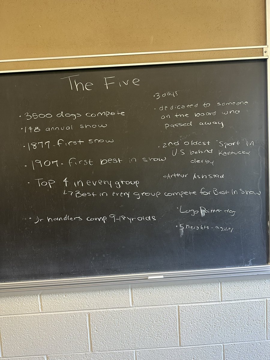ProfNichols's tweet photo. Yes, we have a chalkboard in our @penn_state class. (And, yes we use it.) Students competing in teams to list everything they know about their @FOXSportsU client @WKCDOGS #WeAre @PSUBellisario #PSUPR372 https://t.co/yVul3EYEdE