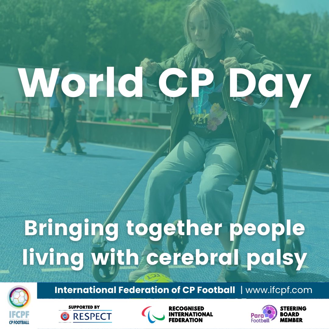 Today is @WorldCPDay 💚⚽ Visit our website to find out more about #CPFootball and #FrameFootball #WorldCPDay #CerebralPalsy #CerebralPalsyAwareness