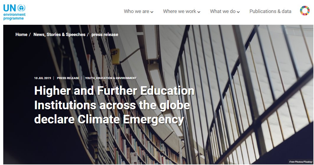 2/ Thousands of higher education institutions have made climate emergency declarations, however most academics are still operating as if nothing has changed. Our paper asks - why does such a knowledge-action gap persist? It's open access: frontiersin.org/articles/10.33…