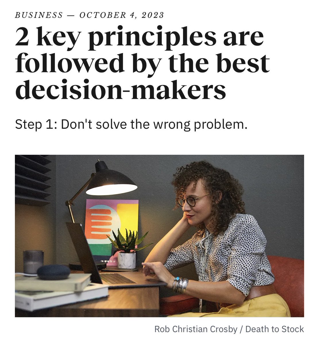 JohnRDallasJr's tweet photo. #ItsTheThinking. Do you doubt the critical importance of thinking’s role in decision-making? Of course you don’t. Decision makers MUST learn an array of named mindsets and #ThinkingModels within which to toggle. Know names of risky #biases and distortions. https://t.co/it5cygEqIc https://t.co/Vx0D4zuLtS
