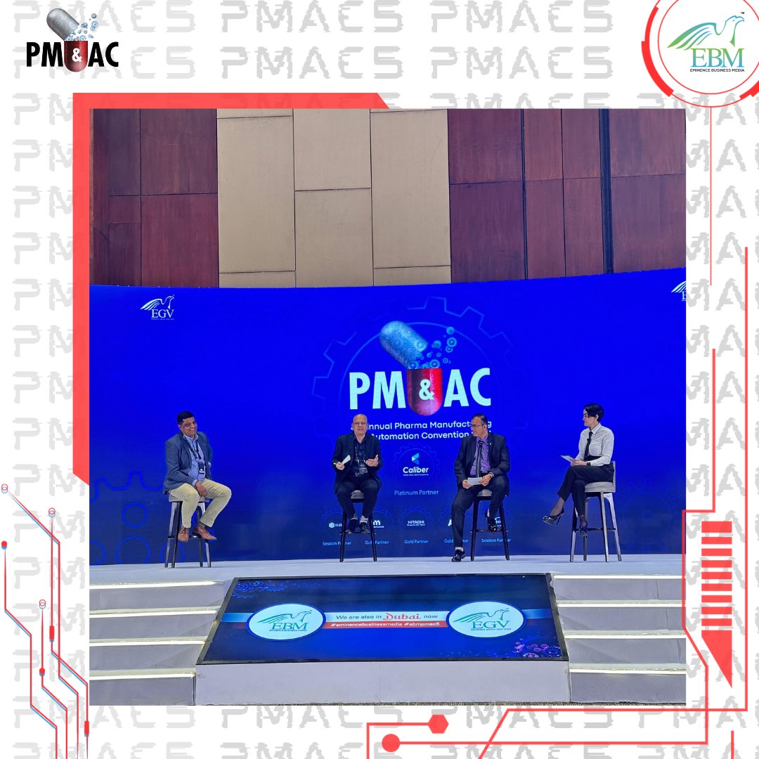 eminence_group9's tweet photo. Dedicated Q&amp;A Session with Gaurav Dakshini, Sanjeev Dharwadkar and Manish Kumar, moderated by our Managing Director Guneet Kaur Hayer at 5th Annual Pharma Manufacturing and Automation Convention 2023.
 
#eminencebusinessmedia #ebmpmac5 https://t.co/24xBdFHkBg