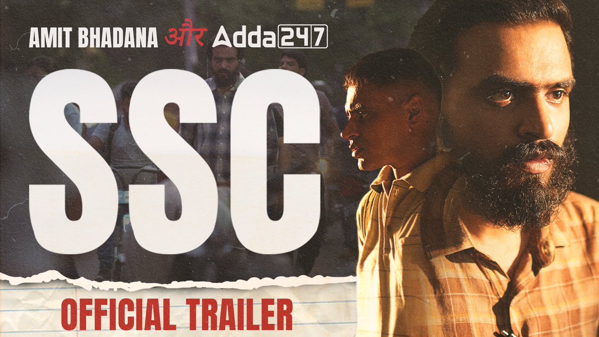 iAmitBhadana's tweet photo. Trailer Link - https://t.co/agANc1GRpd
SSC Official Trailer Out Now ♥️
Watch now 🤗 https://t.co/rayC9uSwt0