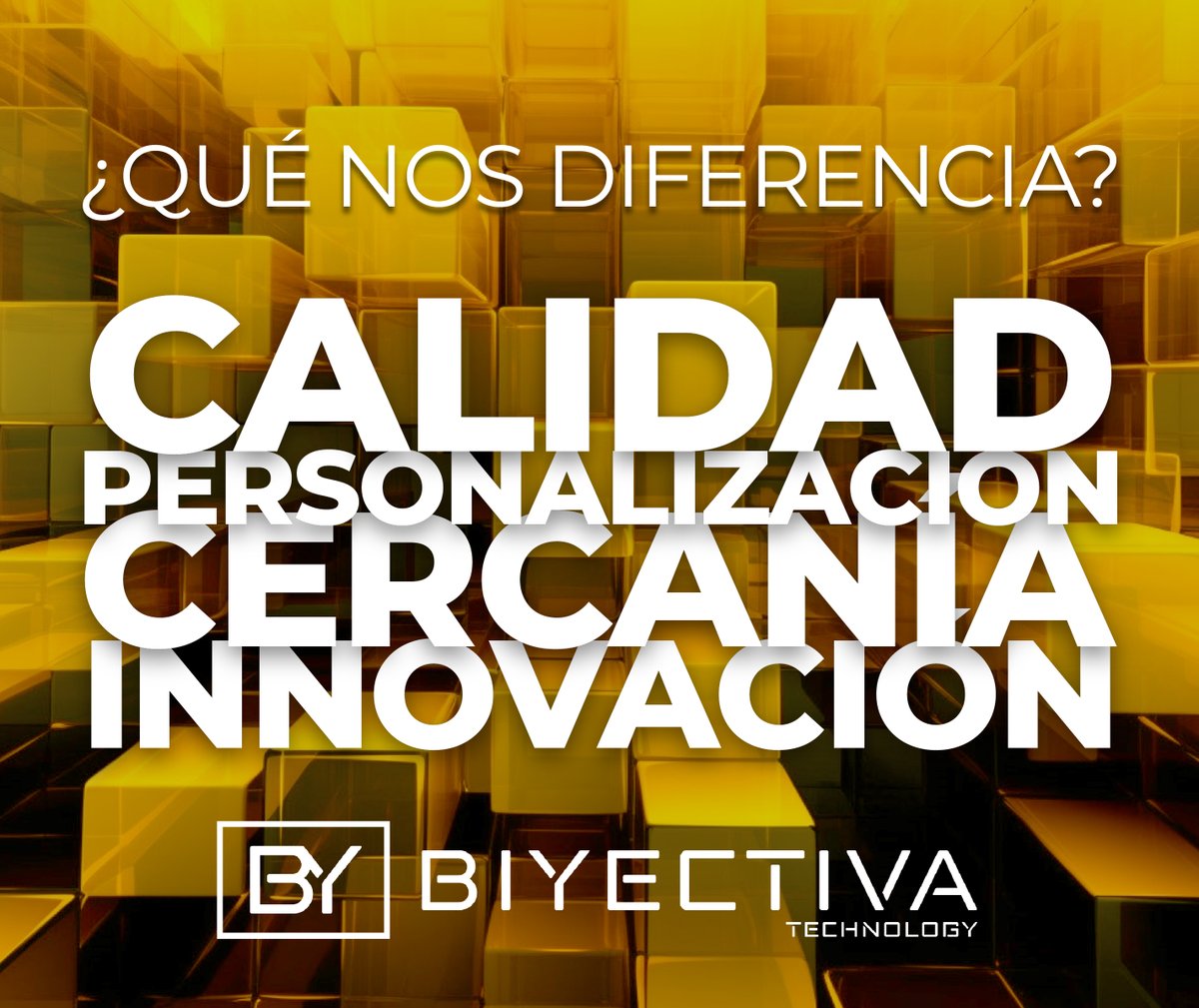 🌟 En #Biyectiva, nuestros valores no son solo palabras: 

🎯 #Personalización.

💡 #Calidad.

💬 #Cercanía.

🚀 #Innovación.

Estos valores nos guían. Conéctate y descubre cómo Biyectiva puede impulsar tu transformación digital. 

#BiyectivaSolutions #InteligenciaArtificial