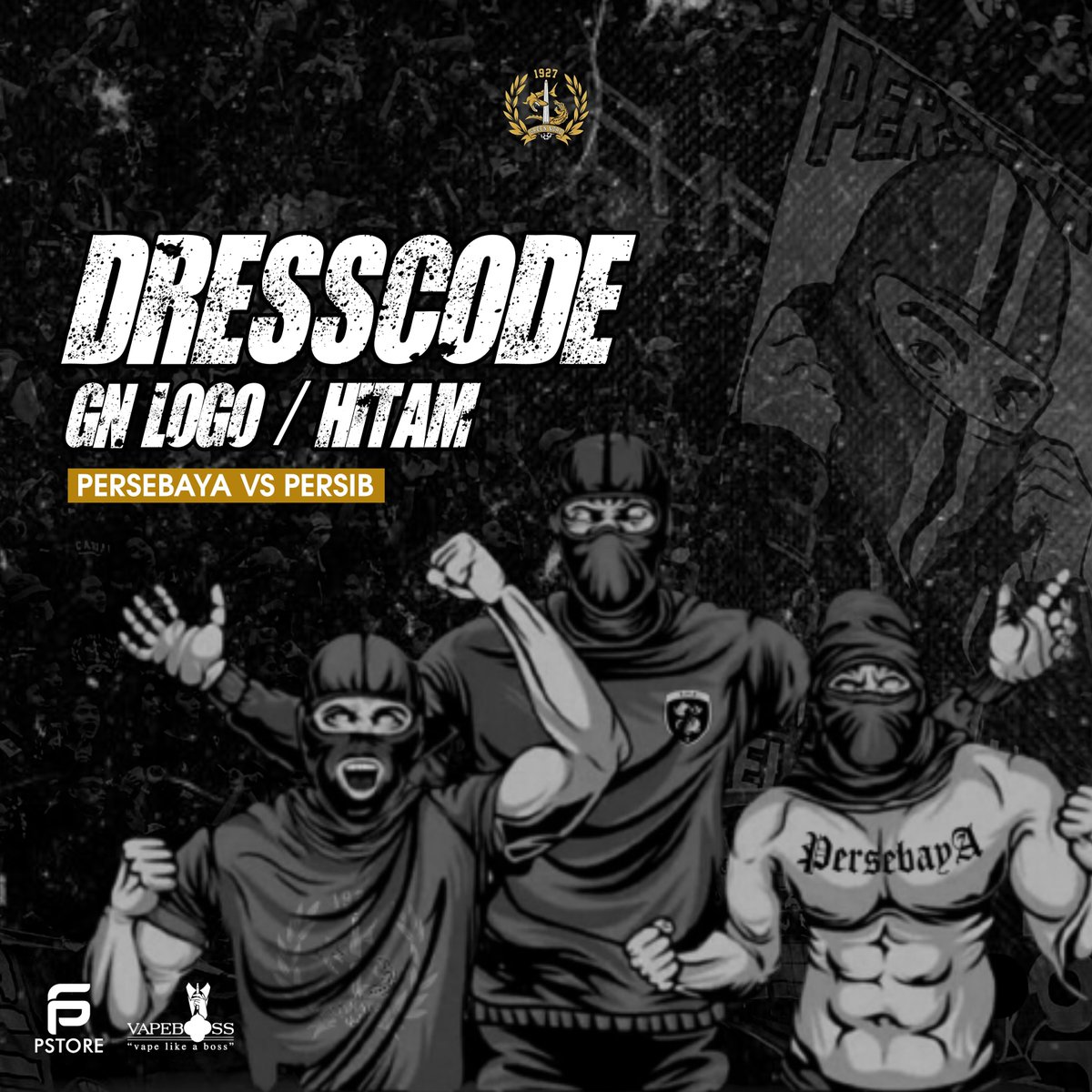 Green_Nord27's tweet photo. "𝙃𝙄𝙏𝘼𝙈𝙆𝘼𝙉 𝘼𝙍𝙀𝘼 𝙐𝙏𝘼𝙍𝘼!"
Seluruh penghuni tribun utara DIWAJIBKAN memakai atribut GN logo atau dresscode serba hitam-hitam pada saat Persebaya vs Persib pekan ini. Mari patuhi #OTOR dan fokus mendukung kebanggaan dengan sepenuh hati. Wani!
Green Nord Is Our Home! https://t.co/2KsFJCN3Q7