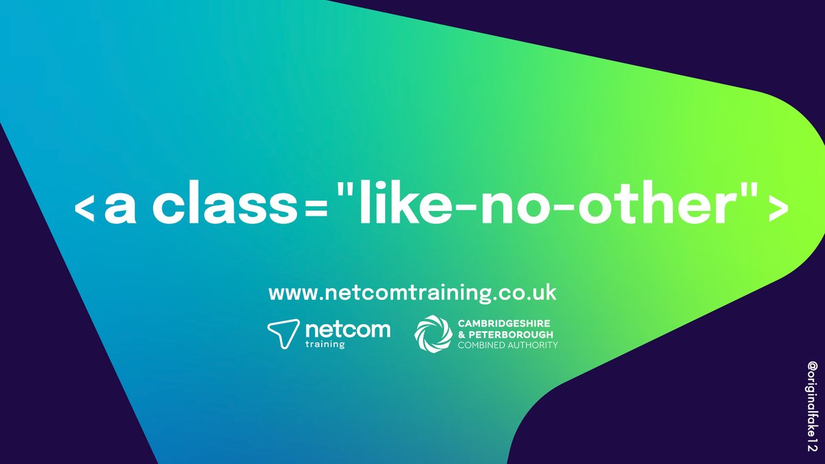 One Minute Brief of the Day: Create posters to promote
<a href="/Netcom_Training/">Netcom Training</a>’s Cyber &amp; IT courses in Peterborough + Cambridge to generate interest among potential students #1MinuteWithNetcom
<a href="/OneMinuteBriefs/">One Minute Briefs ⏱️</a>