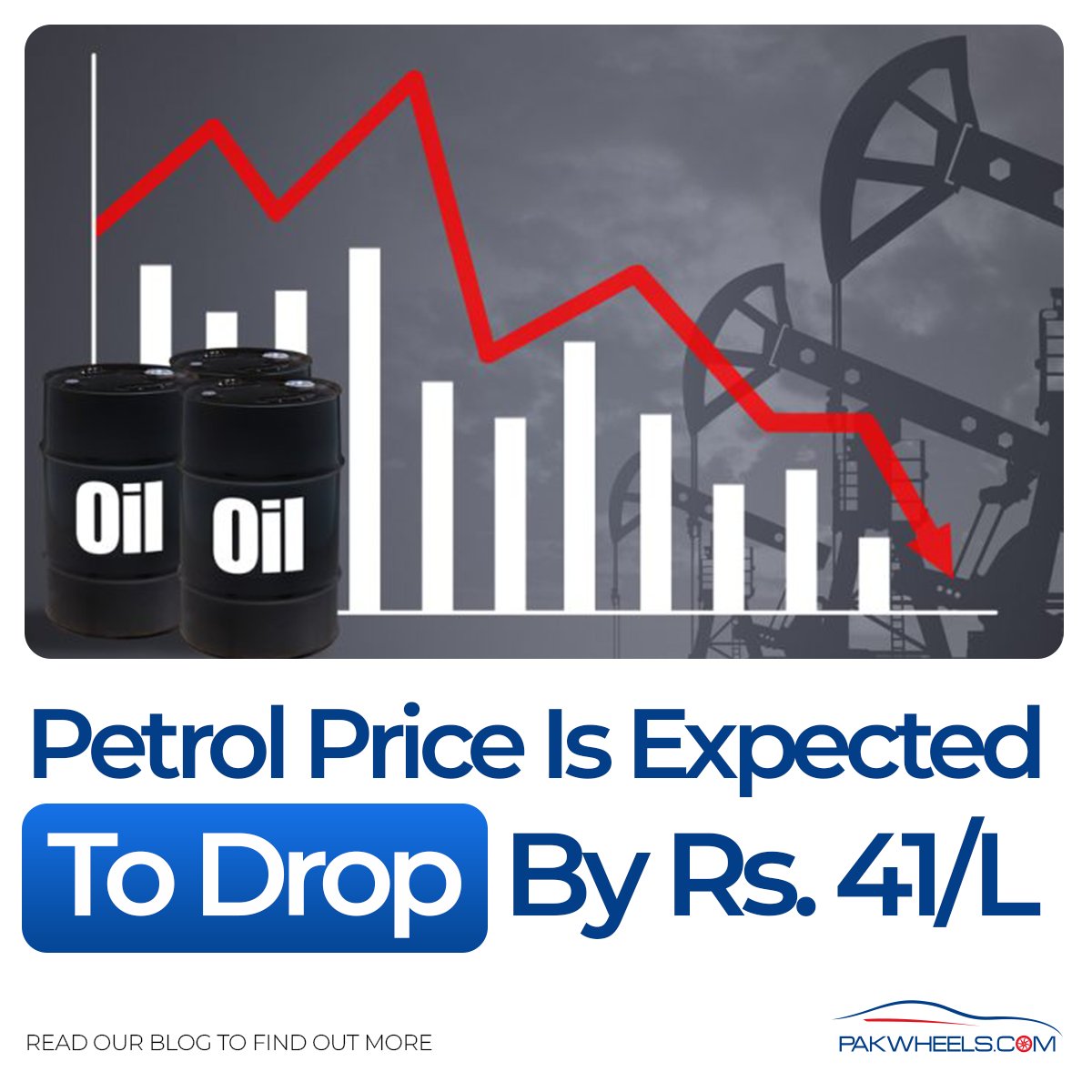 Petrol Price Is Expected To Drop By Rs. 41/L

Read the blog: bit.ly/3Q4OfbT
#PakWheels #PWBlog #PetrolPrice #FuelCost #PriceDrop  #FuelPrices #FuelMarket #EconomicUpdates