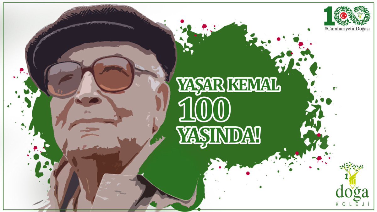 “Belki bir yerlerde, bir köşelerde 
kuş alıp salıverecek kadar 
yüreği yufka birkaç insan kalmıştır. 
Kim bilir, belki...” 
#YaşarKemal bugün 100 yaşında!

Türk edebiyatımızın duayeni, asırlık çınarımız her an bizimle.
Sevgi, saygı ve özlemle anıyoruz.