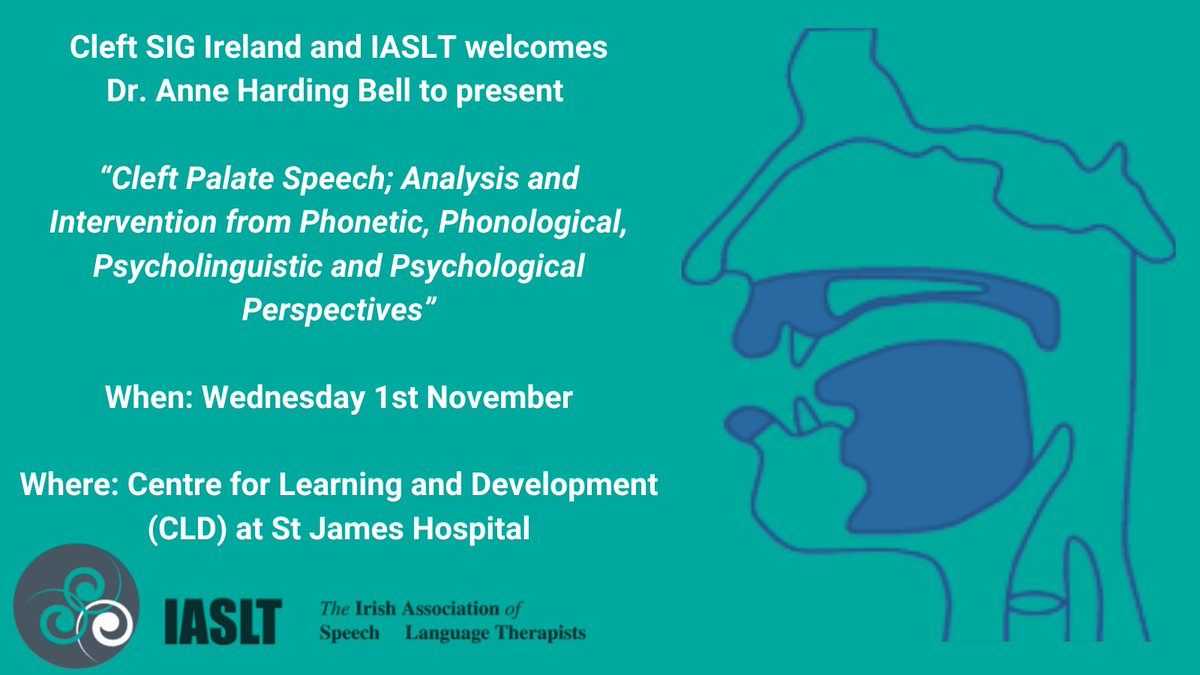 We are delighted to announce this fantastic in person event happening on 1st of November. Register now iaslt.ie/learning-centr… #iaslt #iasltcpd
