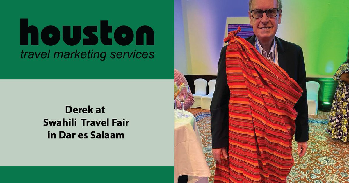 Derek at Swahili Travel Fair in Dar es Salaam:  houstonmarketing.co.za/breaking-news/…
