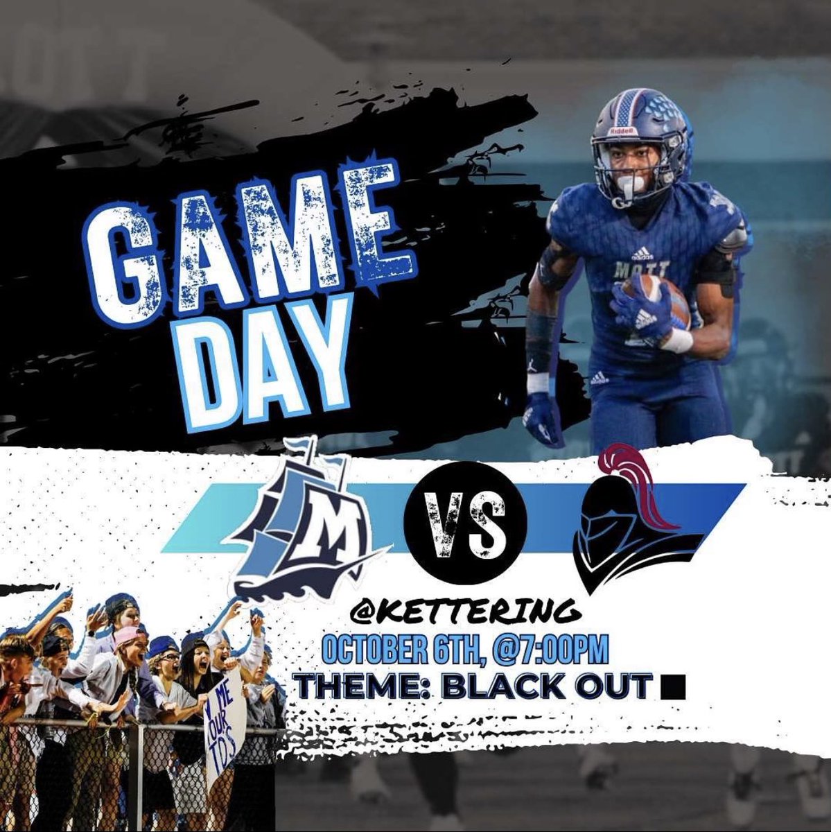 GAME TONIGHT AT KETTERING @7:00!!! BE THERE!!