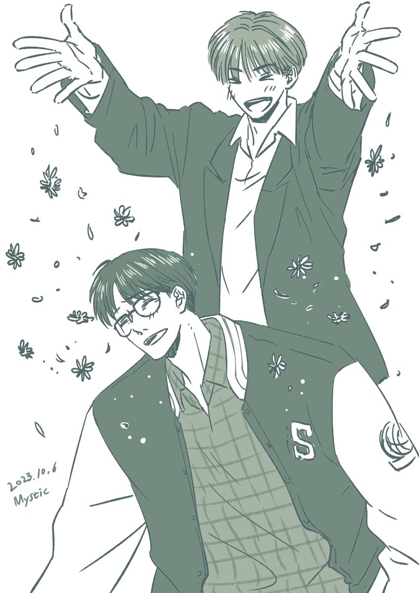 "今日はとおるの日なんだって??ウェイ~~"
"오늘 토오루의 날이라며? 웨이~~"

うちのとおるは花形ですから
今日も花藤のrkgkします💚

우리의 토오루는 하나가타 토오루이니
오늘도 현준수겸으로 낙서합니다💚