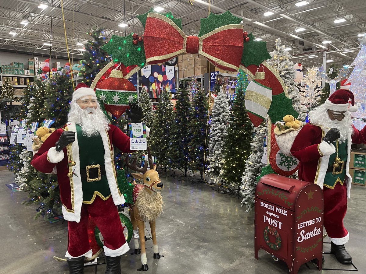Halloween never stood a chance.  Christmas items are already hitting stores weeks before the pumpkin glows.  Worker says now is the best time to buy because everything is in stock. WOW!