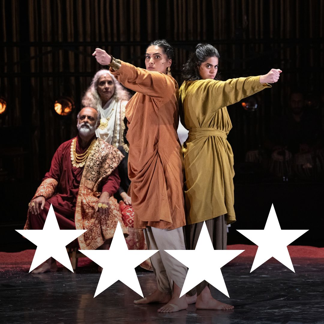 #theatrereviews for #MahabharataPlay @BarbicanCentre are in! 🌟🌟🌟🌟 

“A bold and beautiful endeavour.” - @thetimes 
“An extraordinarily dazzling piece of theatre.” - @Telegraph 
“Richly beautiful staging of Mahabharata” - @Ft

🎟️ LAST CHANCE🎟️ barbican.org.uk/whats-on/2023/…