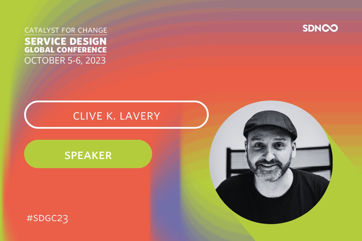 SDNetwork's tweet image. Up next on stage 2, Clive K. Lavery. The 7 habits of highly depressive designers (number 5 will blow your mind)

#SDGC23 #ServiceDesignGlobalConference #SDNetwork #ServiceDesign #DesignThinking