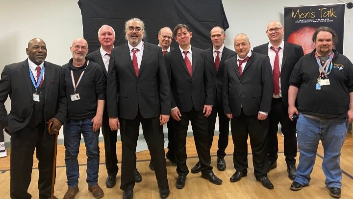 ship_housing's tweet photo. Really impactful, thought provoking theatre performance of Men's Talk via @CLKirklees exploring men's mental health, themes of judgement, depression but camaraderie and hope.  Further information available from mens.talk@commlinks.co.uk https://t.co/ZuuMeGsV7W
