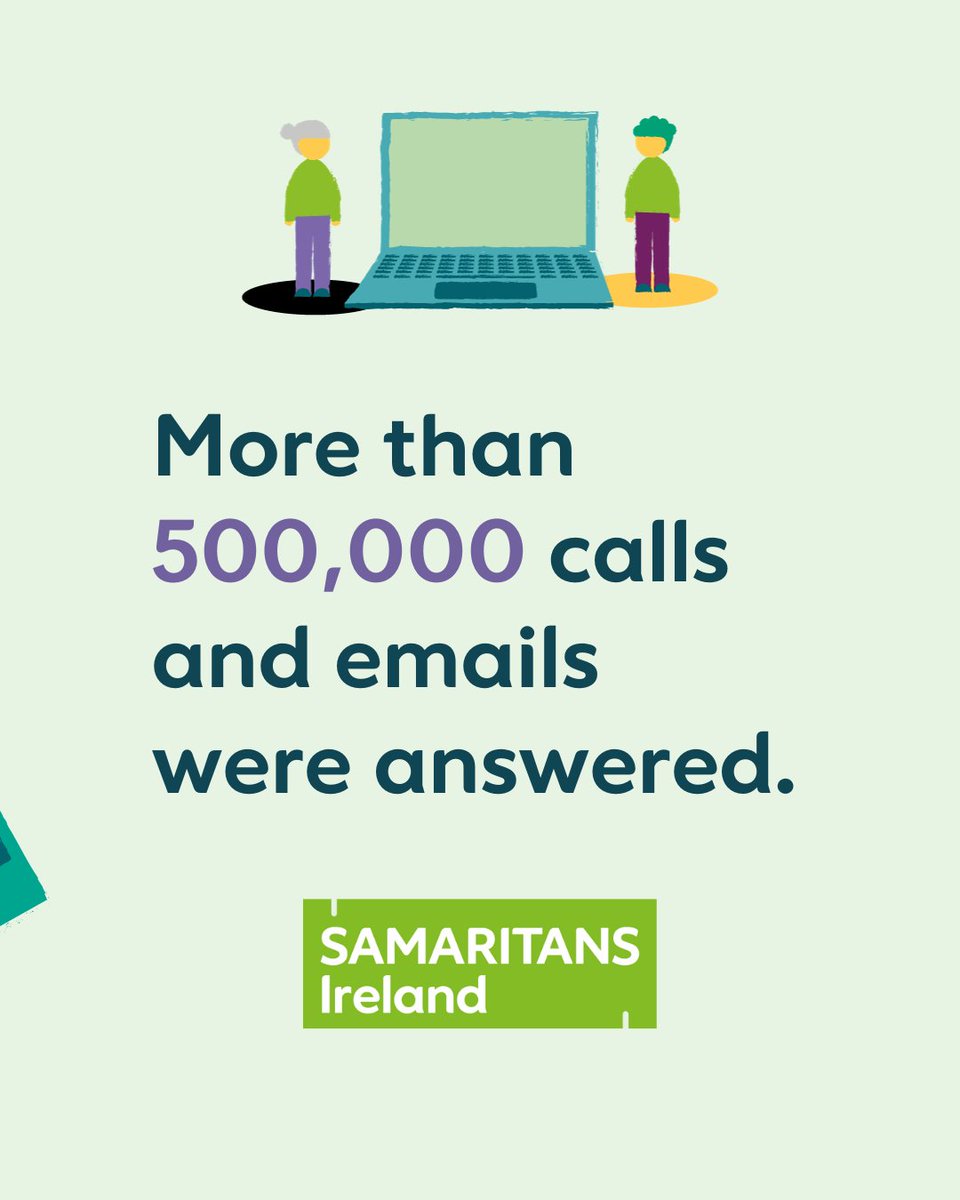 We're incredibly proud of the amazing impact Samaritans had in Ireland last year. 💚