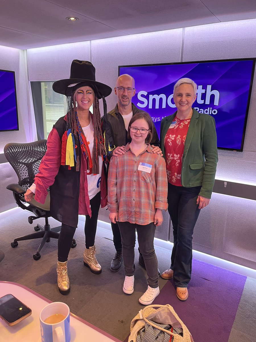 SteppingStoneDS's tweet photo. Here we are at @makenoise for #MakeSomeNoiseDay 

Tune in to @thisisheart this afternoon to hear from the wonderful Isla and her dad 💙💛💚

We’re also on Heart South at 5.20 today. You can listen live here: https://t.co/OcLNKVPdwz https://t.co/xab2RMHARr