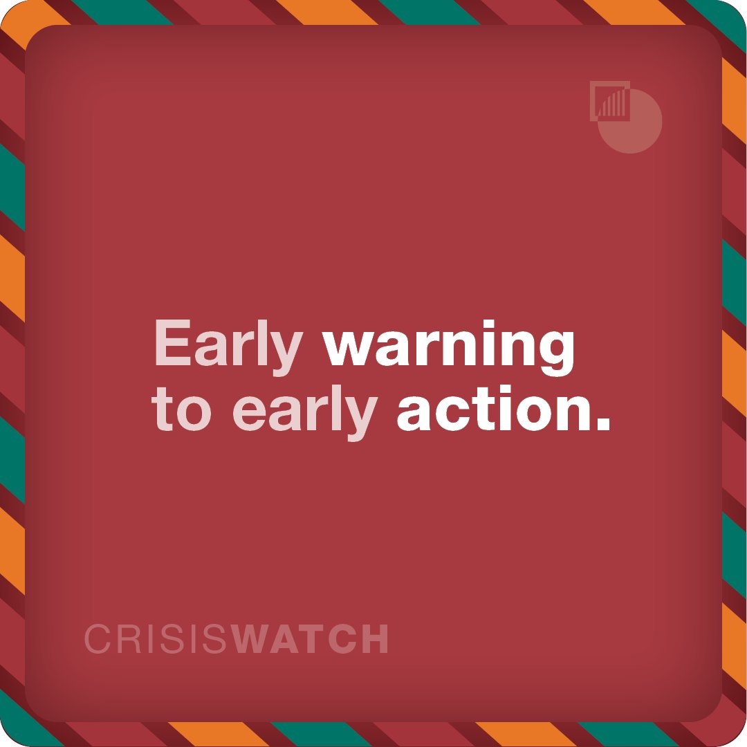 Today we celebrate the 20th anniversary of our global conflict tracker and early warning tool #CrisisWatch 🎉

As we publish the 242nd edition, we look back at how it started, where it stands now & what are its new features: crisisgroup.org/crisiswatch

#FromEarlyWarningToEarlyAction