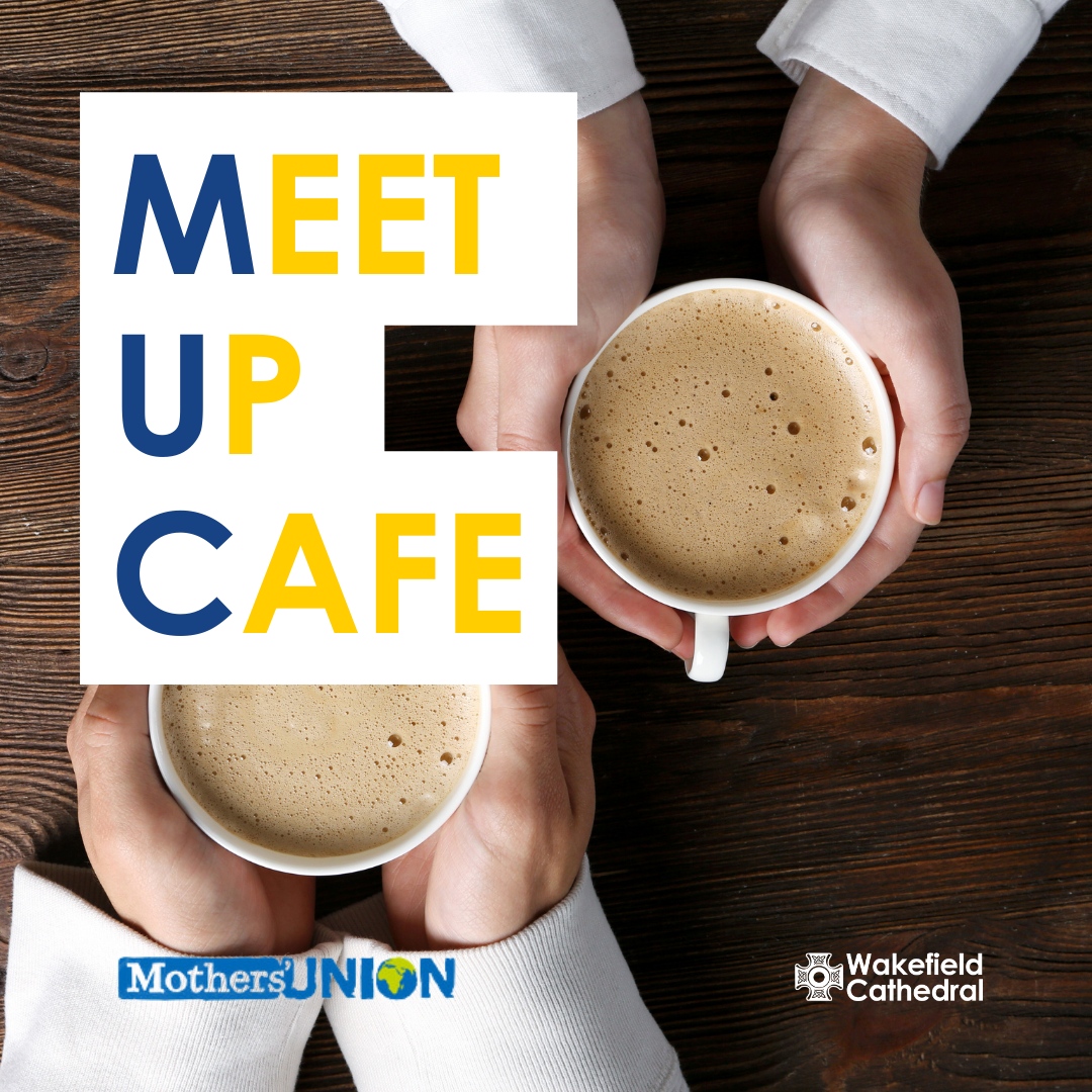 One week to go! The Mothers' Union is delighted to invite you to their autumnal initiative 'Meet Up Cafe', offering a warm space, a cup of tea or coffee and some company to anyone on Friday mornings 09:30-12:30 between 13 October and 08 December (excluding 17 November).