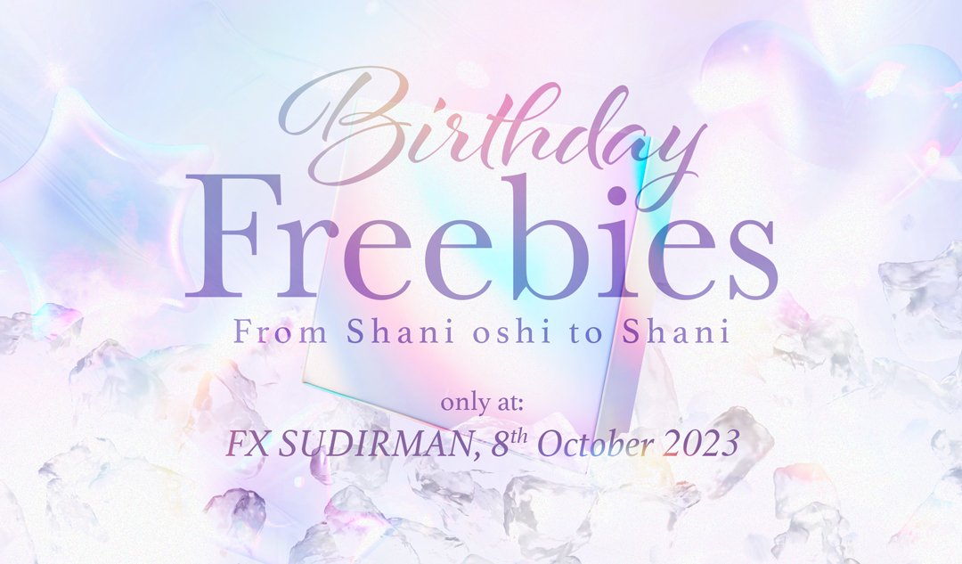 pinkawiz_art's tweet photo. Sebuah projek ulang tahun untuk @N_ShaniJKT48 dari Shani Oshi. Kami akan membagikan 💠LIMITED EDITION FREEBIES💠The Tune of Our Memory💠 untuk 200 Human Shani Indira yang menghadiri perayaan STS Shani di FX Sudirman, pada tanggal 8 Oktober 2023.

❗️PASSWORD❗️
1️⃣ Ceritakan moment Shani yang menurut kamu paling lucu/berkesan (semakin lucu semakin baik)
2️⃣ Tunjukan foto My Page.

Mari kita ramaikan STS terakhir Shani sebagai member JKT48 dengan memori yang indah. Sampai bertemu di Hari Minggu! #ShaniTuneofMemory 💠 #ShaniStoriaFinita @InshanityID