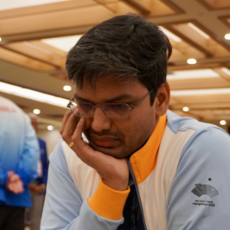 Team India registers a 0.5-3.5 win against Republic of Korea in a nail-biting encounter at #AsianGames Team Men's Chess event!

While the scoreline might suggest otherwise, India played one of the most nerve-wracking matches of this event today in the penultimate 8th round. At