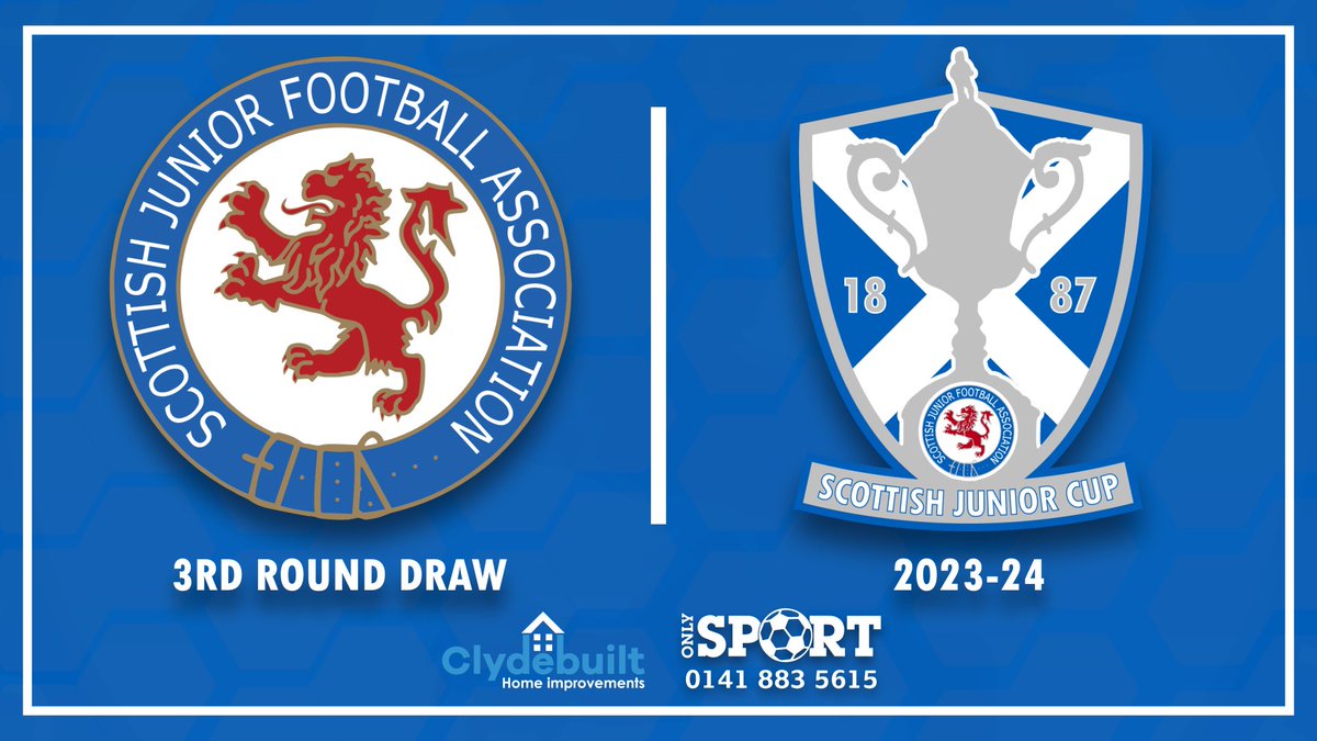scottishjuniors's tweet image. THIRD ROUND DRAW

WATCH the #ClydebuiltHomeImprovements @onlysportltd1
#scottishjuniorcup #thirdround #draw

youtu.be/3RsiXkDn0c4