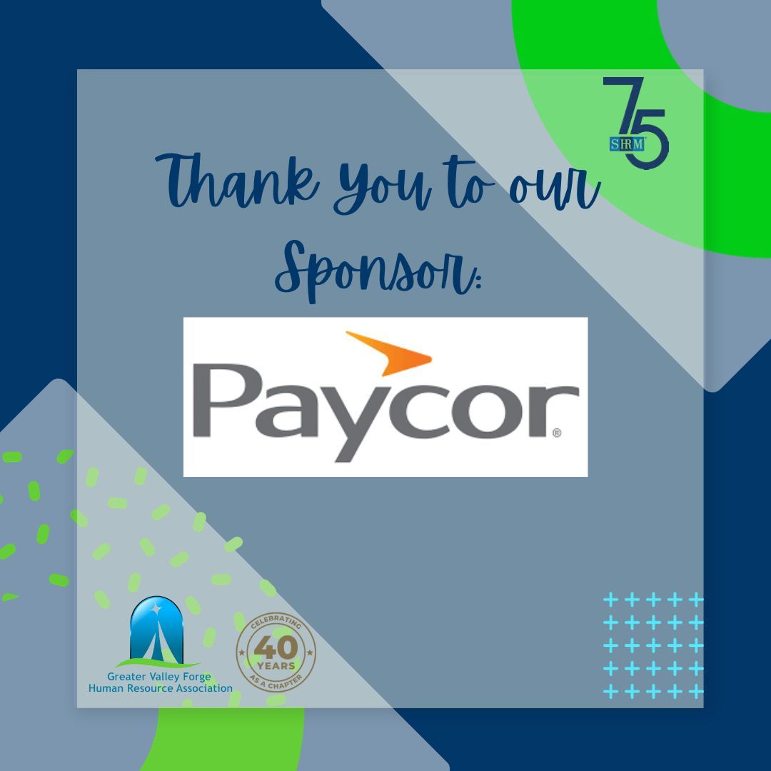Thank you Paycor for your generous sponsorship of our recent webinar. With your support, we were able to bring together industry experts to explore solutions to the challenges faced by HR professionals in today's workforce. 

To explore Paycor, visit buff.ly/3Q7fMJT