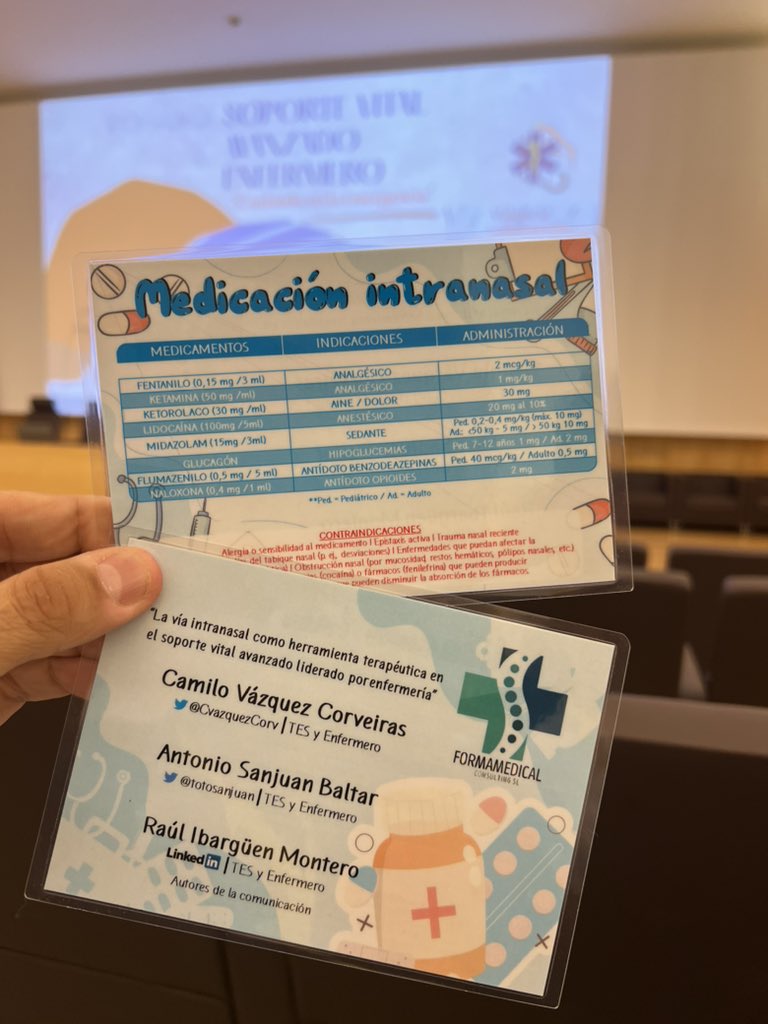 Este es el resultado de varios meses de investigación en lo referente a la aplicación de la medicación intranasal publicado hasta la fecha #SvaeValencia #Enfermeria <a href="/SVAE_SEMES/">Grupo de Trabajo SVAE SEMES</a> <a href="/SEMES_/">SEMES</a> <a href="/totosanjuan/">Toto Sanjuán</a> <a href="/sgd_2011/">SusanaGarciaDiez ن</a> <a href="/javiabellalor/">Javier Abella #TES</a> <a href="/FernanLopezMesa/">Fernando López Mesa</a>