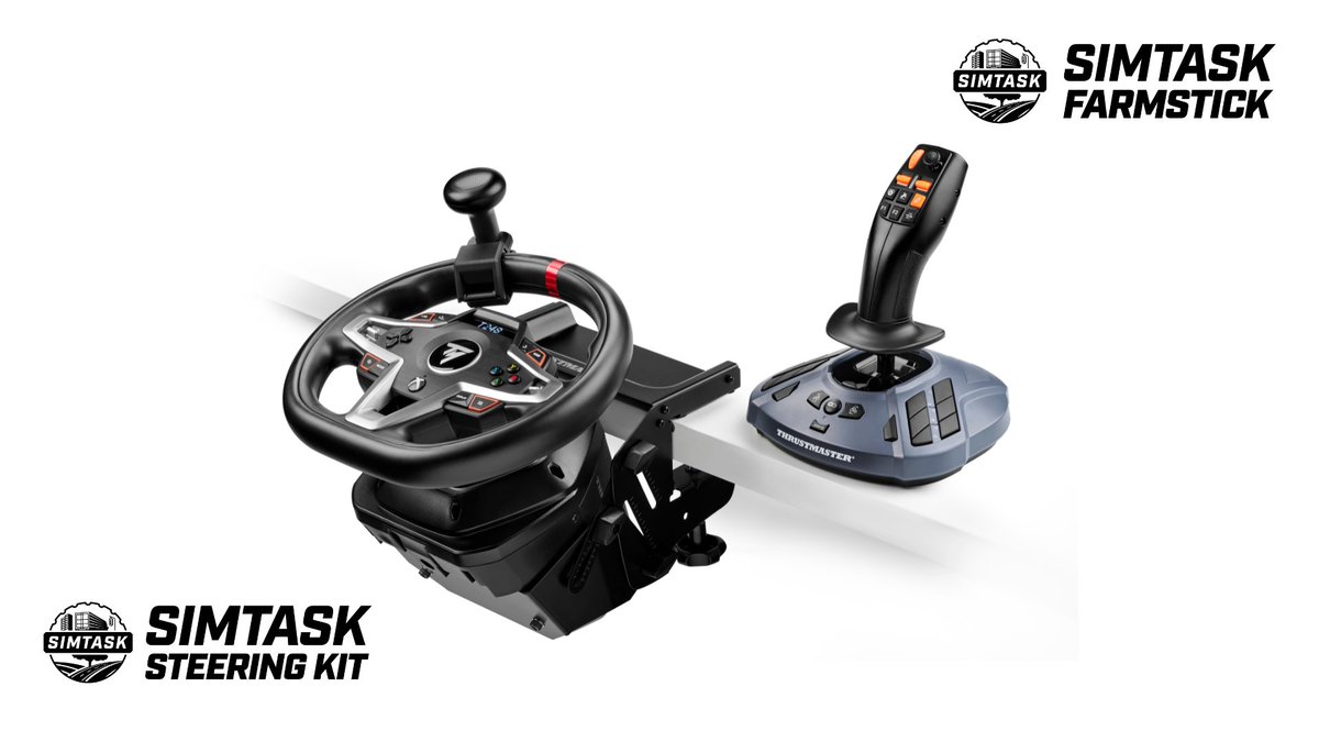 Thrustmaster Official on X: After a sneak peek at Gamescon and Poznań Game  Arena, it's time to introduce the new SimTask range! 🚜🚚 SimTask Steering  Kit:  SimTask FarmStick:   Pre-orders start