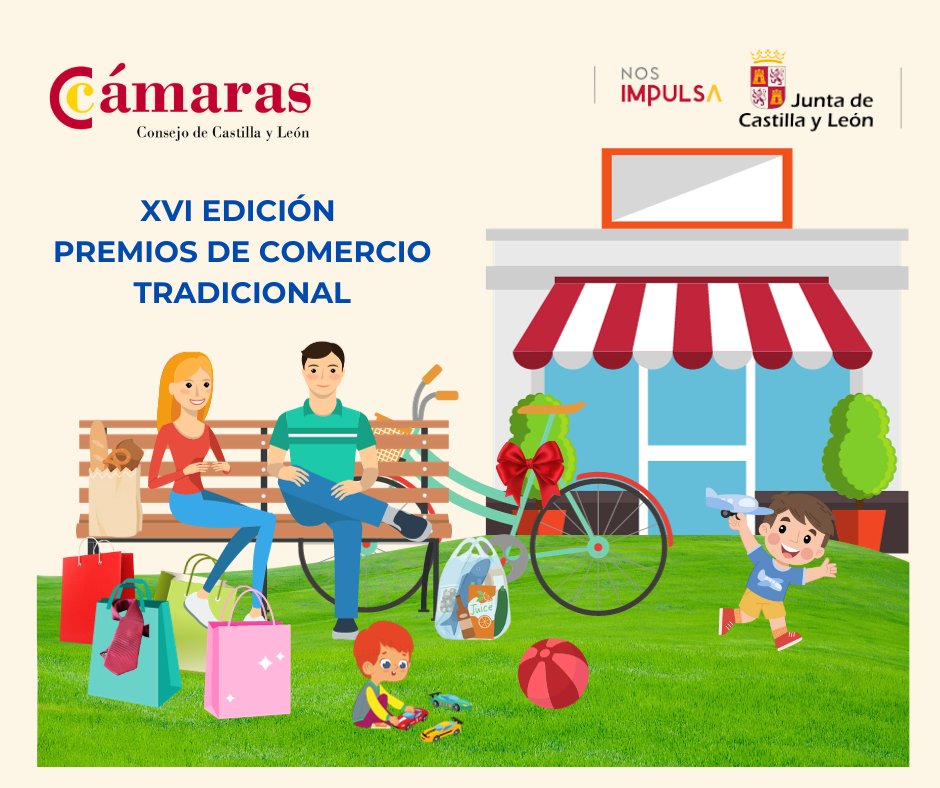 📡Recuerda! Aún estás a tiempo de presentar tu candidatura a los 🥇XVI Premios de Comercio Tradicional de #CyL que convoca <a href="/jcyl/">Junta de Castilla y León</a> que premia las buenas prácticas de las #pymes del sector.
🗓️Hasta el 3 de noviembre. ¡No te lo pierdas! 
Consulta las bases⤵️ 
tramitacastillayleon.jcyl.es/web/jcyl/Admin…