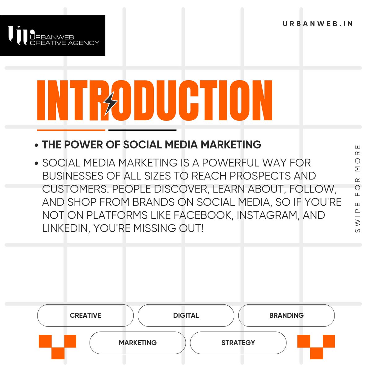 UrbanWeb_'s tweet photo. Power Of Social Media Marketing ⚡️
.
.
.
#digitalmarketingagency #digitalmarketinginindia
#branding
#webdesign
#socialmediamarketing
#contentcreation
#copywriting
#videoproduction
#advertising
#mediaplan
#marketingtips
#inspiration
#creativity
#urbanweb #urbanwebcreativeagency https://t.co/oNEnXwtlVs
