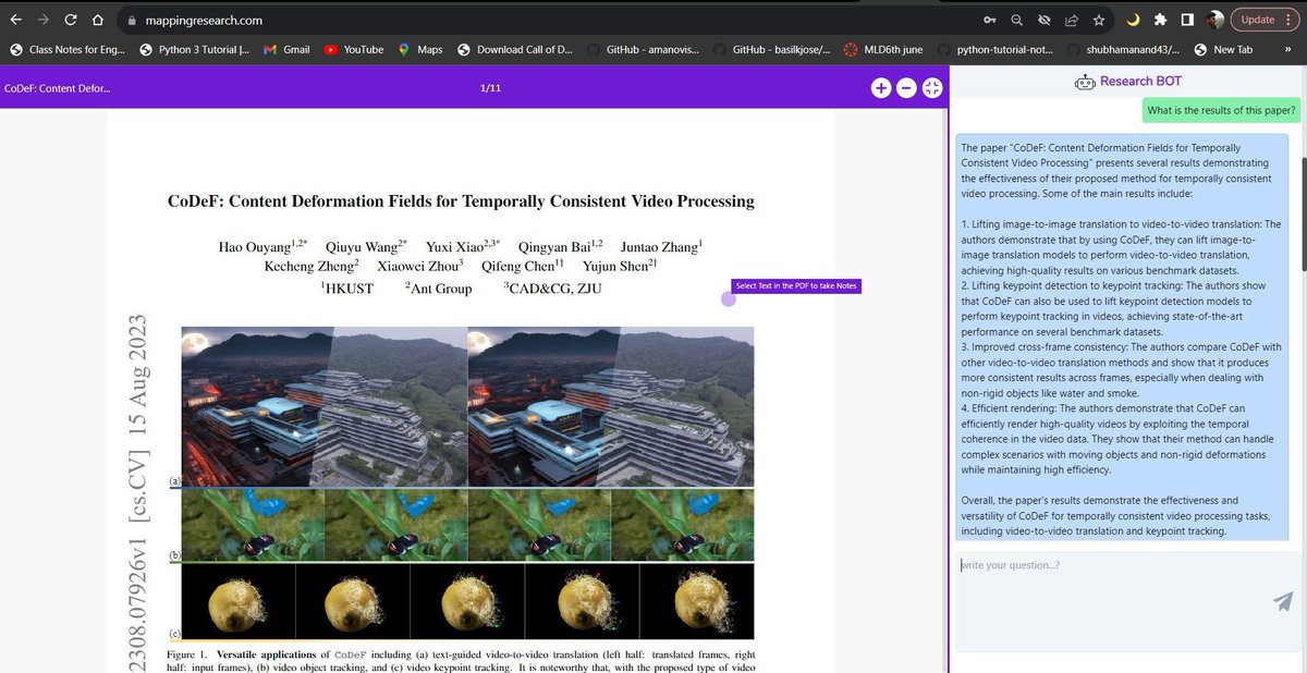 MapResearchAI's tweet photo. Mapping Research has an in-built fine-tuned #LLM which lets you interact with open-sourced research papers to gain deeper understanding and insights
Try it today and grab a 7 day FREE Trial!
https://t.co/jIbaZu6gL2
#mappingresearch #ResearchPapers https://t.co/vG75c0CHZ7