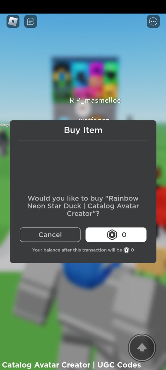 My first duckxander shoulderpal ugc💀