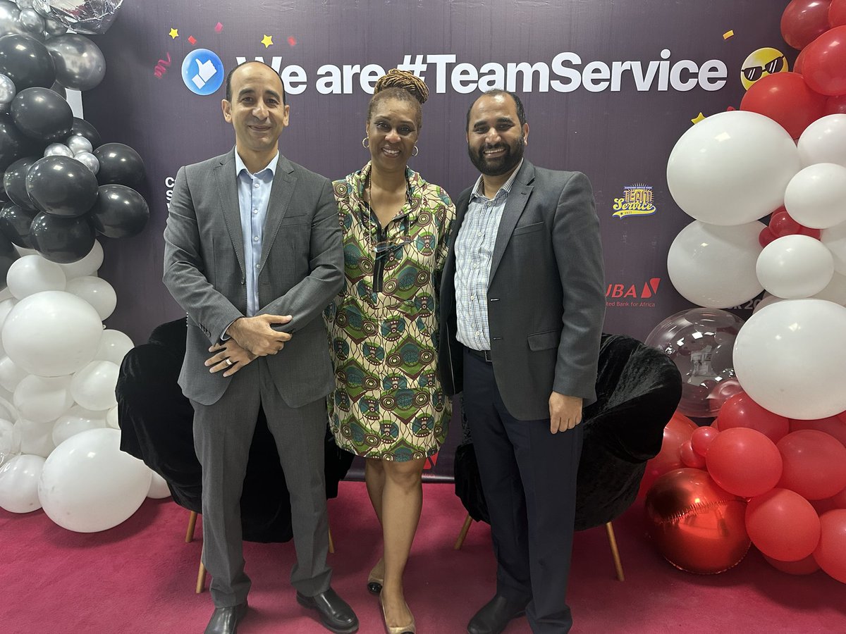 Happy to celebrate Customer Service Week with our invaluable customer United Bank of Africa  We continue to work with our customers and put them first in delivering exceptional experiences 
#ChooseYourJourneyWithAvaya
@Avaya_MEA 
<a href="/vinodkumar131/">Vinod Kumar</a> 
<a href="/avaya/">Avaya</a>