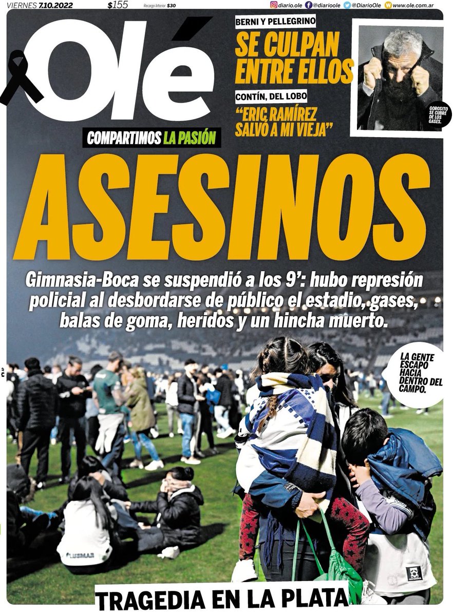 No me importa la bandera q sacó estudiantes en el clásico, eso es folklore, concéntrense en lo importante, cuéntennos quien de ustedes mato a Lolo Regueiro, hace un año el estado le debe una explicación al pueblo d Gimnasia. Hasta quisieron manipular todo y echarle la culpa a CGE