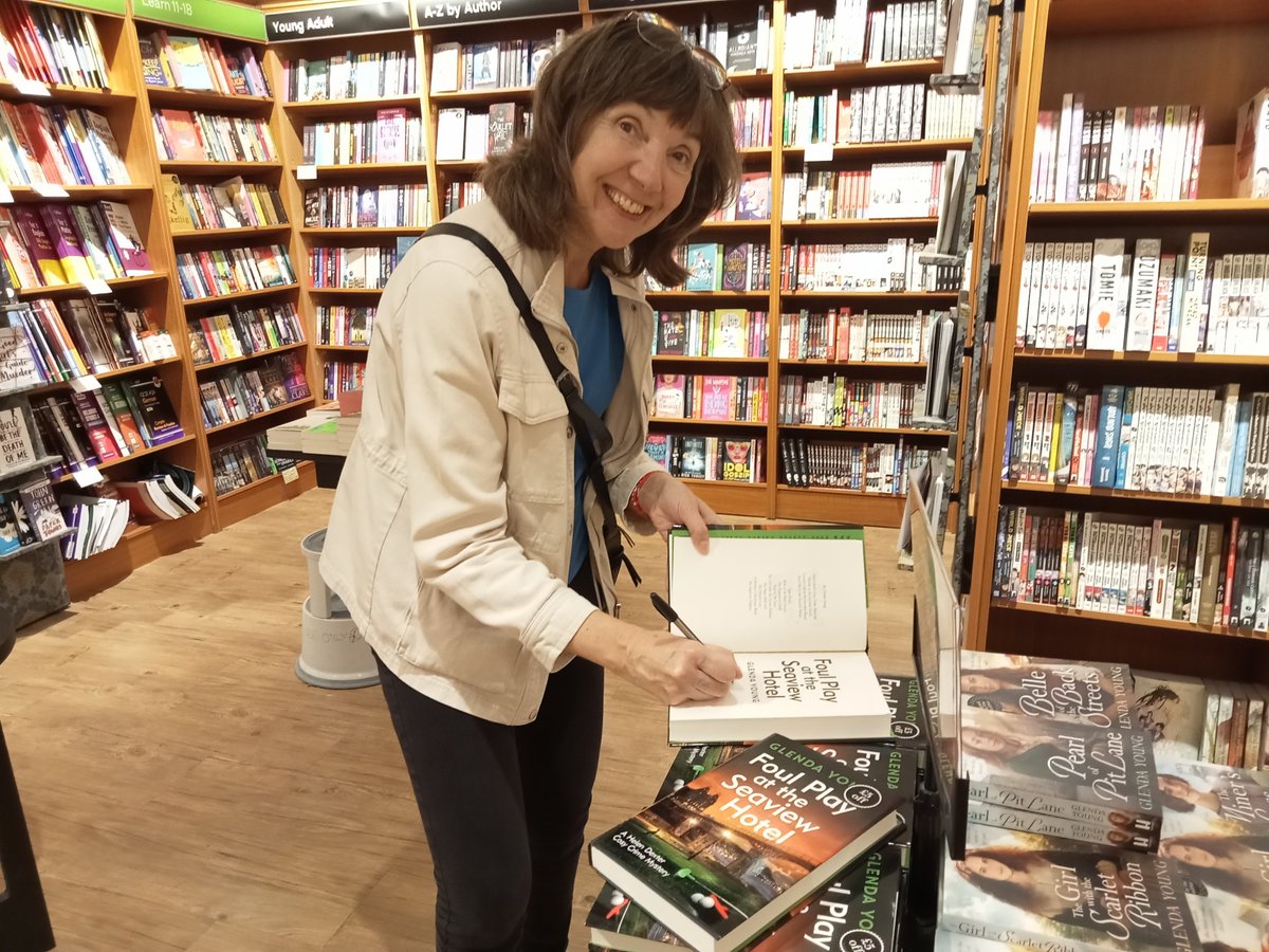 My new crazy golf cosy crime books now available signed in Sunderland Waterstones! @WaterstonesSun @headlinepog @HeadlineFiction #sunderland #scarborough #waterstones #cosycrime #crazygolf