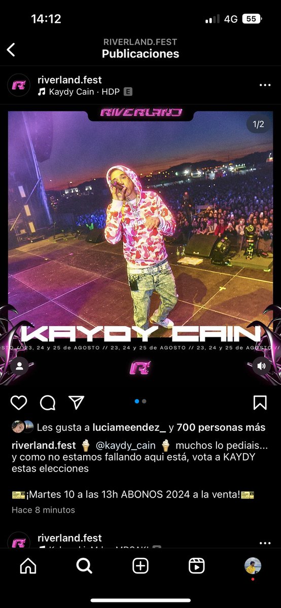 98dgn's tweet photo. Lo adivine? Si
Que me es indiferente? Tambien
#riverlandfest https://t.co/Y05jwrPeK2