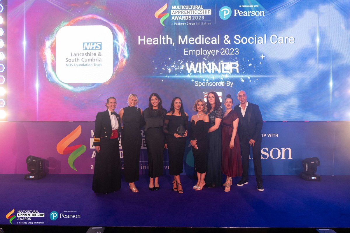 So proud of all our <a href="/WeAreLSCFT/">Lancashire & South Cumbria NHS Foundation Trust</a> teams/managers/mentors across the trust who are working hard to improve the diversity of our apprentices/apprenticeship courses and support available to everyone undertaking courses with us!!

<a href="/ApprenticeLSCFT/">LSCFT Apprenticeships & Careers Team</a> @SnapeCarol
<a href="/SarahR_1985/">Sarah Rampley</a> <a href="/MCAppAwards/">Multicultural Apprenticeship Awards</a>