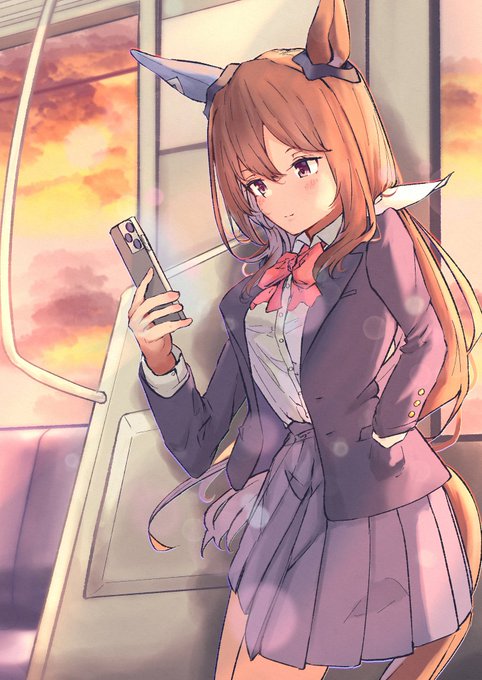 「bangs train interior」 illustration images(Latest)