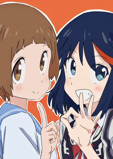キルラキル十襲年! 雑ですみません! #キルラキル十襲年 #TRIGGER