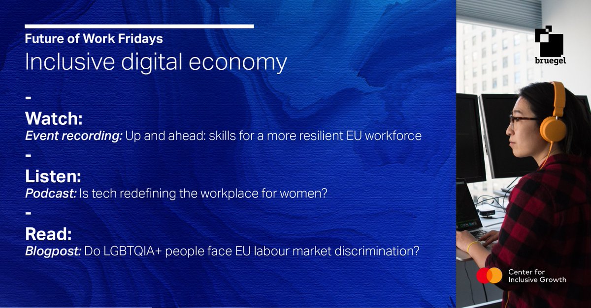 It is #FutureOfWork Friday! Take a look back at some of our research on creating an inclusive digital economy🧵#Inclusivetechatwork