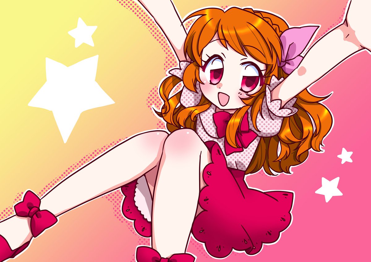 「あかりちゃんの髪色ランダム性高い!」|🌙ムツキ🍧かきごおりちゃんのイラスト