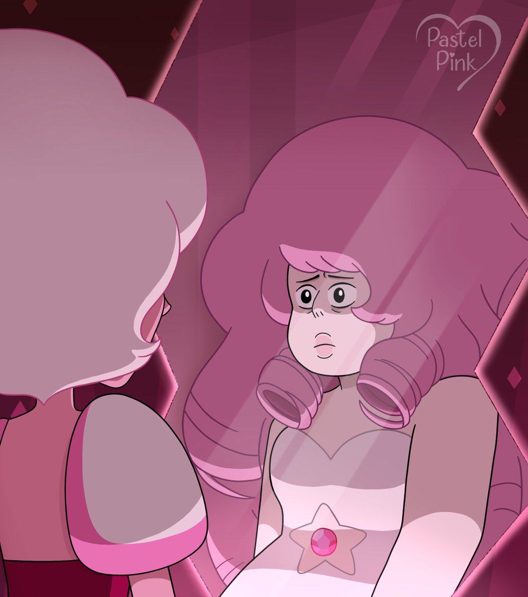 The Beginning of the End - Pink makes the decision to fake her own shattering 'I can't live like this any more. There's no other way.' #Stevenuniverse #Pinkdiamond #Rosequartz #art