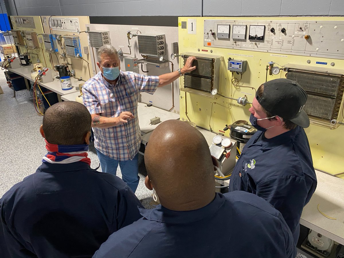 Get a glimpse into what learning looks like at J-Tech! Our HVAC students are hard at work, getting the skills and experiences they need to potentially reach their goals! #jtech #handsonexperience #hvacstudents