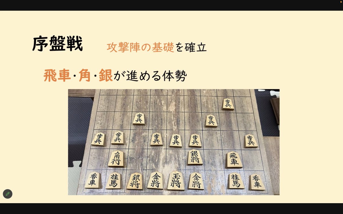 lap_nagoya's tweet photo. 【今日のLAP!】
今回のLAP!は将棋の序盤・中盤・終盤についての発表でした！

戦況・タイミングによってとるべき戦略が変わるのは、攻略のしがいがありますね！⚔️💥
将棋はルールくらいしか知らなかったのですが、戦略も完全に理解できた🧐(ような気になれる)発表でした！ https://t.co/eVvbUa7aoz