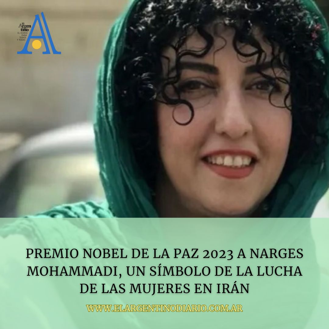 ElArgentinoOk's tweet photo. Narges Mohammadi, una valiente activista de Irán que se ha destacado por su incansable lucha en defensa de los derechos de las mujeres y los derechos humanos en general en su país natal, a pesar de enfrentar numerosas detenciones y condenas.
https://t.co/3UnveBexSW https://t.co/IBd5YoGcJ8