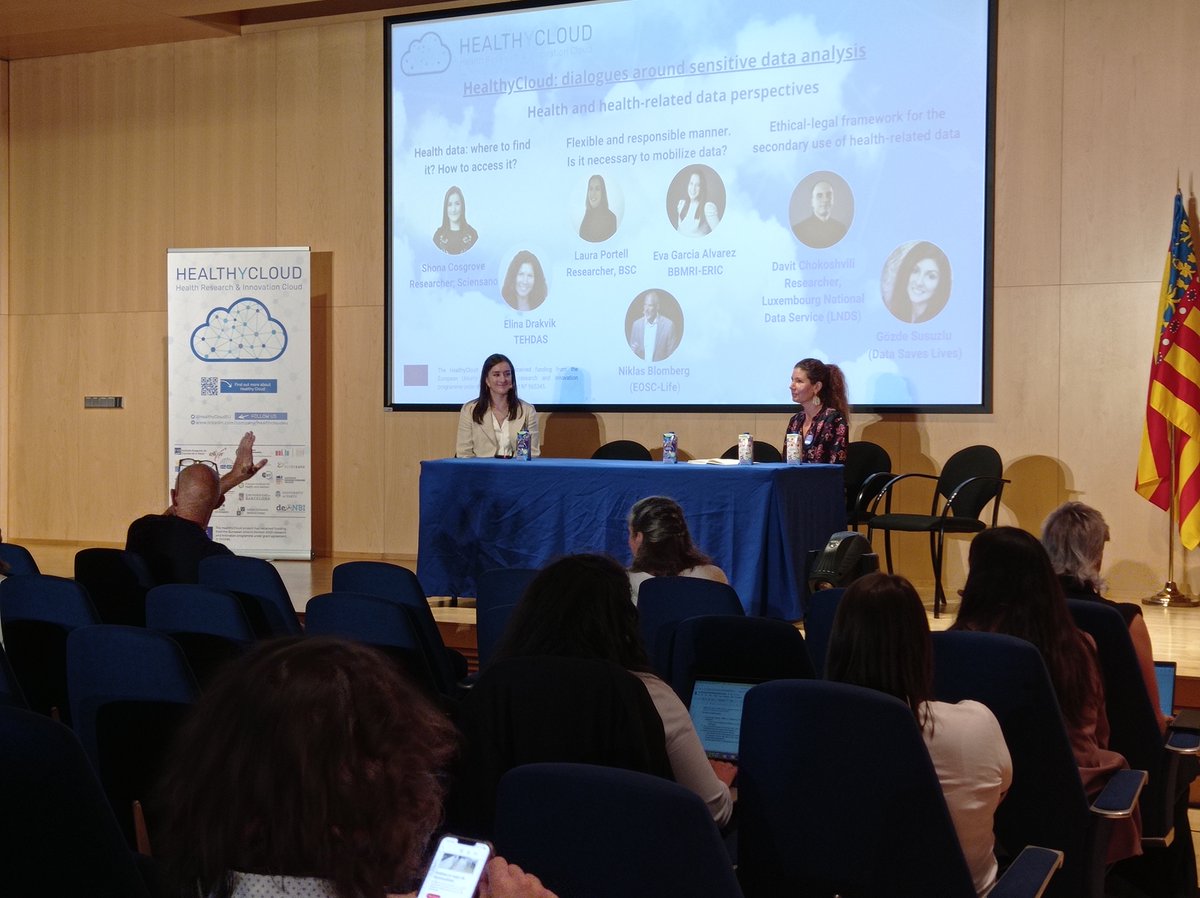 HealthyCloudEU's tweet image. Great discussions on access, mobilization and ethical-legal framework on health-related data at the HealthyCloud Final Event 💡

@EoscLife @eupatientsforum @iacs_aragon @ECRIN_ERIC @BBMRIERIC @ELIXIREurope @@SM_Cosgrove @NBlomberg @EDrakvik @EvaGAlvarez @GozdeBriggs